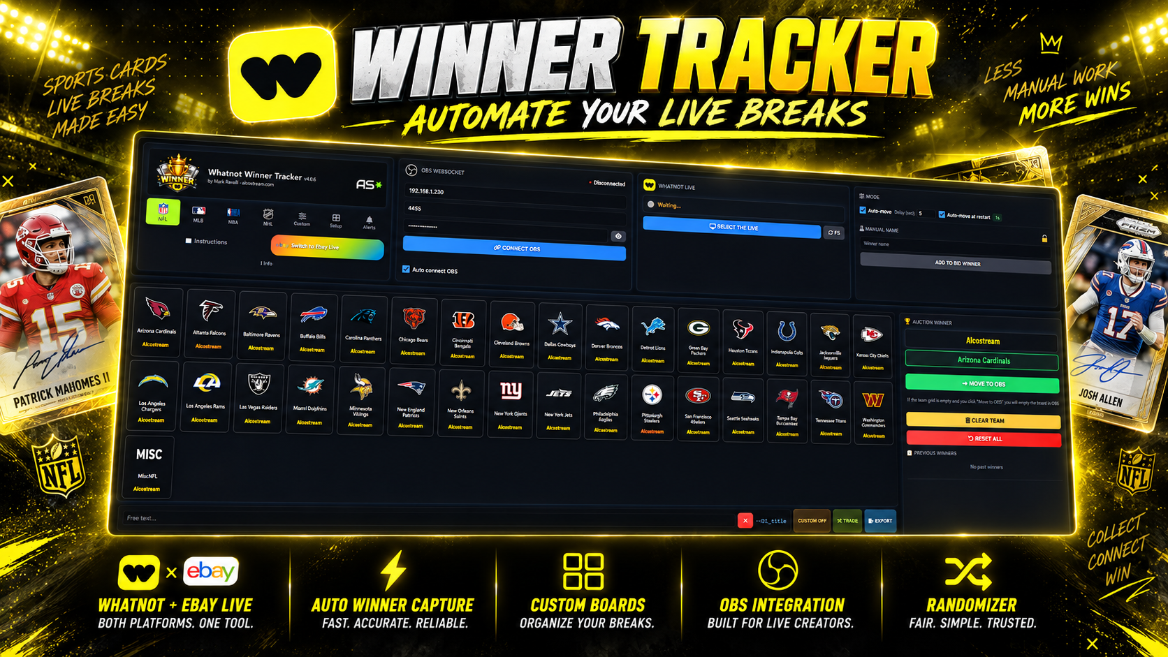 winner tracker whatnot